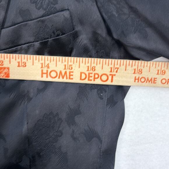 Theory Grinson Blazer Black Jacquard Size 0 OVERSIZED - Picture 8 of 14